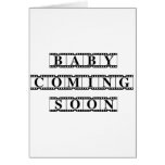 Baby Coming Soon cards
