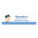 Baby Cop Police Skinny Business Card Favour Tag