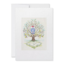 Baby Cradle in A Tree of Hearts and Love
