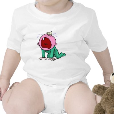Baby Crying Tee Shirts by nefinest