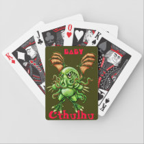 Baby Cthulhu playing cards