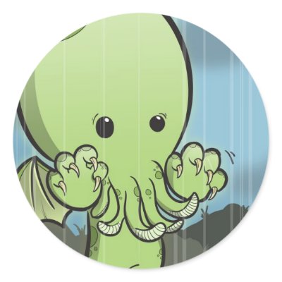 Baby Cthulhu - Stickers by buccaneerbrucey