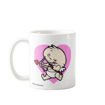 Baby Cupid Aiming For Love Mugs