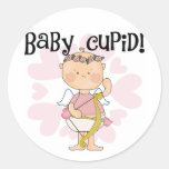 Baby Cupid Tshirts and Gifts Round Sticker