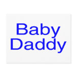 Baby Daddy Blue Postcards
