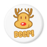 Baby Deer Cartoon magnets
