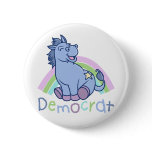 Baby Democrat Donkey buttons