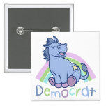 Baby Democrat Donkey Pinback Buttons