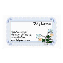 Baby Diaper Pins Business Card