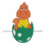 Baby Dinosaur in Egg embroidered shirts
