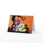 Baby Dragon and wolf card