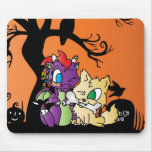 Baby Dragon and wolf Mouse Mat