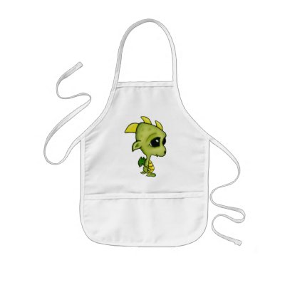 Baby Dragon Aprons by ticklemonkey