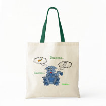 Baby Dragon Decisions...Decisions...Decisions... Canvas Bags