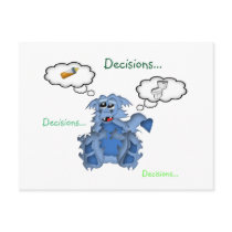 Baby Dragon Decisions...Decisions...Decisions... Postcard