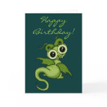 Baby Dragon Happy Birthday Card