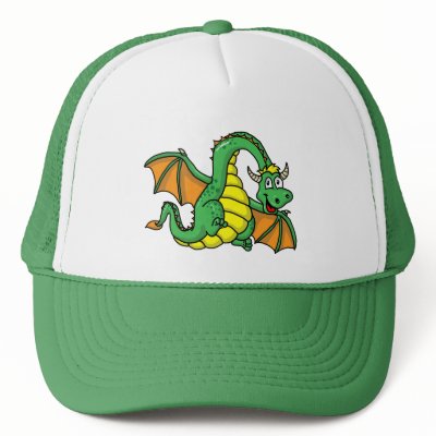 Baby Dragon Mesh Hat by justabitoffun