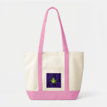 Baby dragon purple zebra stripes tote bag
