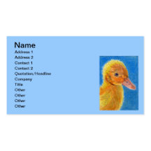 Baby Duck Business Card Template