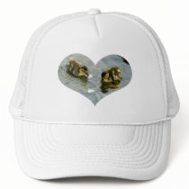 Baby Duckies Heart Hat
