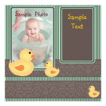 Baby Ducks Personalised Announcement
