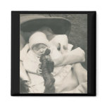 baby eating chocolate bunny magnets