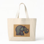 baby elephant tote bag