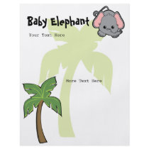 Baby Elephant Cutie Personalized Flyer