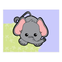 Baby Elephant Cutie Post Card