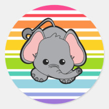 Baby Elephant Cutie Sticker