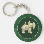 Baby Elephant & Frog Keychain
