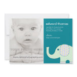Baby Elephant Phot Announcement