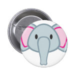 Baby Elephant Pinback Buttons