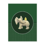 Baby Elephant & Yellow Duck Postcards