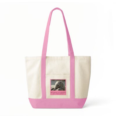 baby elephants don't bel... bag by pinkypetals