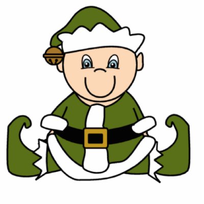 Baby Elf Ornament Photo Cutouts by christmasshop