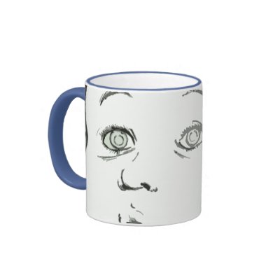 Baby Face Coffee Mug - choose your colour by ClearlyChosen