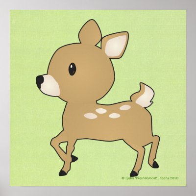 Baby Fawn Print by ShoppingforBaby