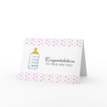 Baby Feeding Bottle cards