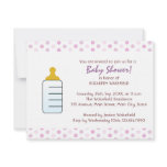 Baby Feeding Bottle invitations