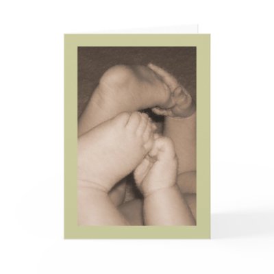 Baby Feet Card by HGroseclose