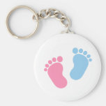 Baby feet key chain
