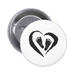 Baby Feet Pinback Button