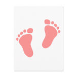 Baby feet post card