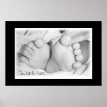 Baby feet posters