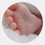 Baby Feet Round Sticker