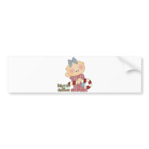 baby first christmas baby girl bumper stickers