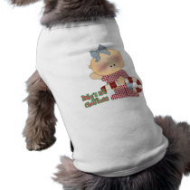 baby first christmas baby girl pet t-shirt