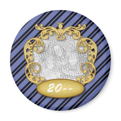 Baby First Christmas Blue Black Stripes by OrangeBirdDesigns