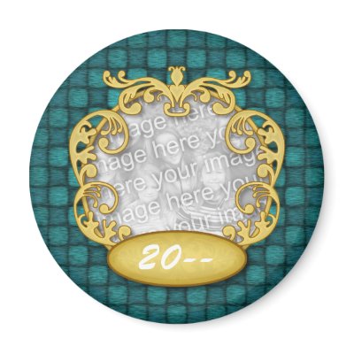 Baby First Christmas Blue Checkers by OrangeBirdDesigns